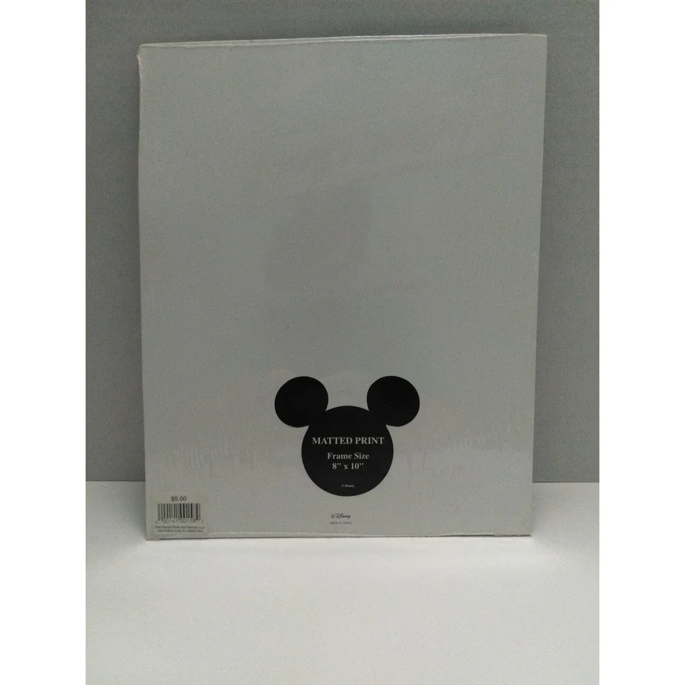 Walt Disney World Matted Print 8" X 10'" Tinker‎ Bell And Magic Kingdom Sealed - Picture 5 of 5